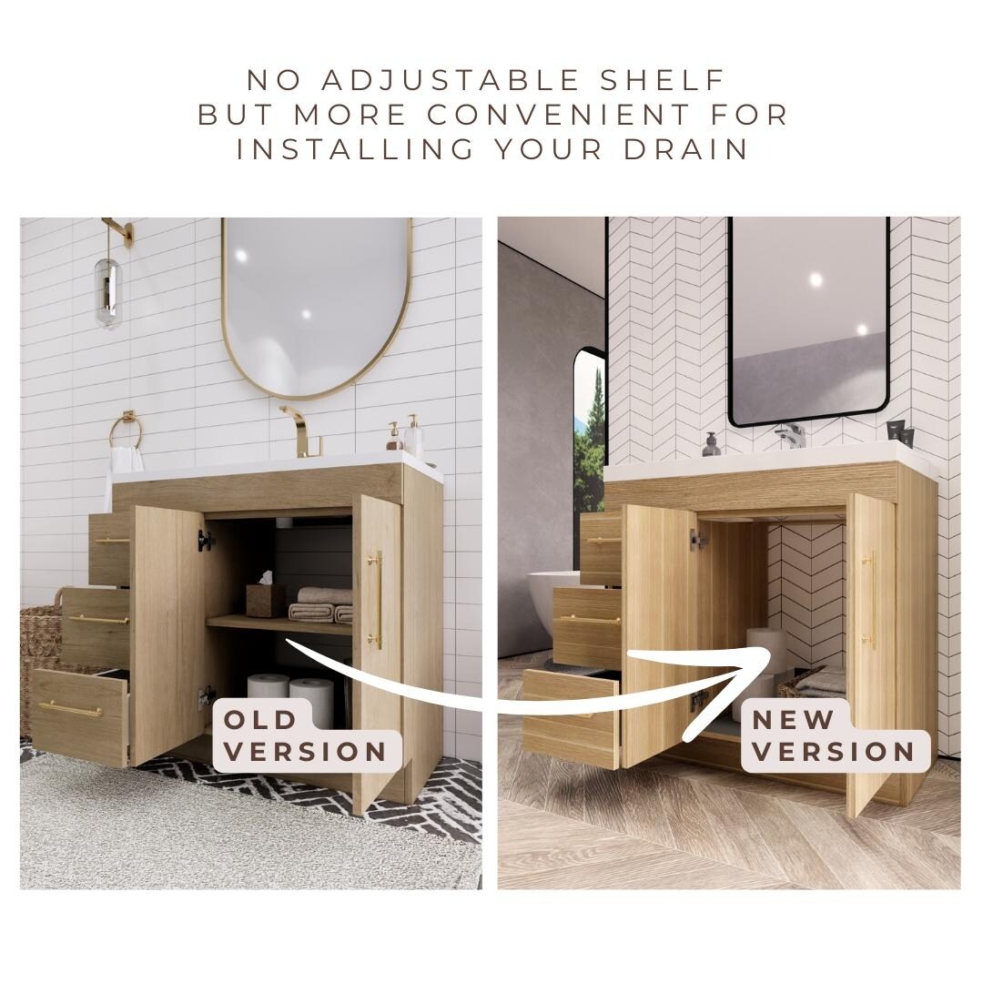 Eliza 72'' freistehender Waschtisch mit Doppelwaschbecken