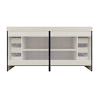 Eliza 72'' freistehender Waschtisch mit Doppelwaschbecken