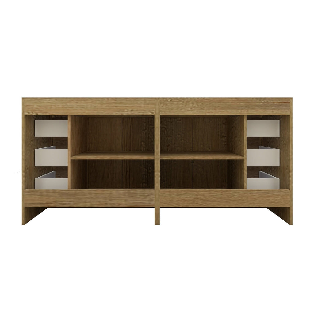 Eliza 72'' freistehender Waschtisch mit Doppelwaschbecken