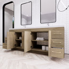 Eliza 72'' freistehender Waschtisch mit Doppelwaschbecken