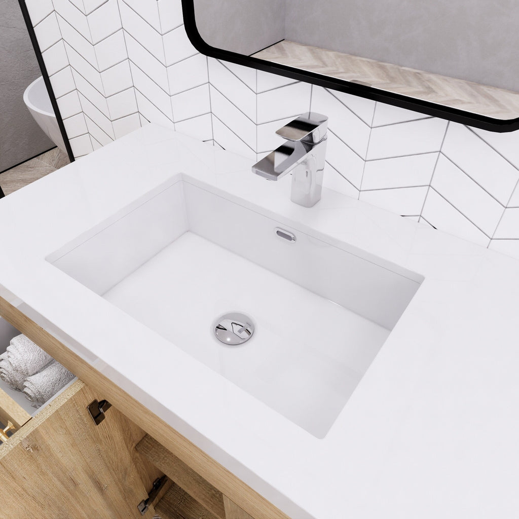 Eliza 72'' freistehender Waschtisch mit Doppelwaschbecken