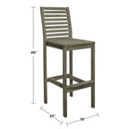 Emilio Bartisch- und Stuhl-Essgruppe aus Holz