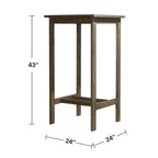 Emilio Bartisch- und Stuhl-Essgruppe aus Holz