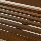 Schuhbank mit Stauraum, Stoffbezug, Massivholz, 43 Zoll (ca. 109 cm) lange, gepolsterte Bank für Wohnzimmer und Schlafzimmer