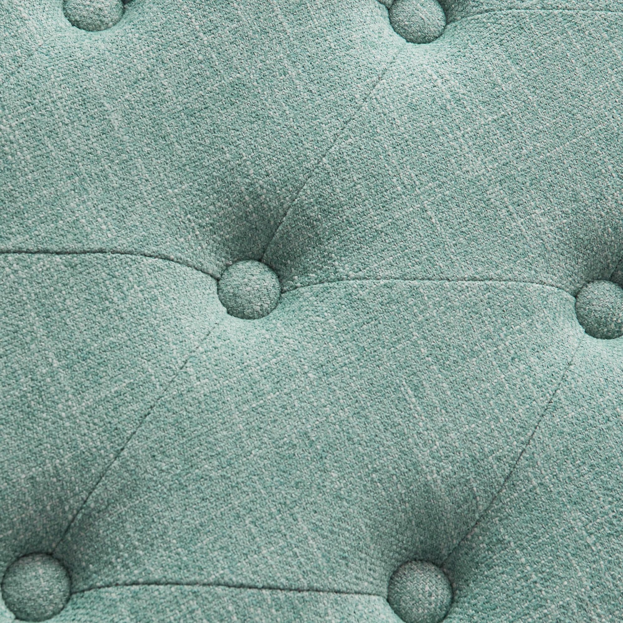 Schuhbank mit Stauraum, Stoffbezug, Massivholz, 43 Zoll (ca. 109 cm) lange, gepolsterte Bank für Wohnzimmer und Schlafzimmer