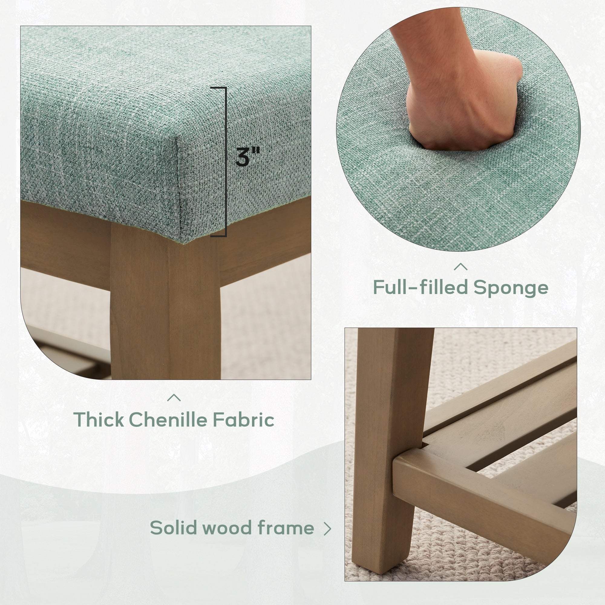 Schuhbank für den Eingangsbereich, Aufbewahrungsbank, gepolsterte Bank