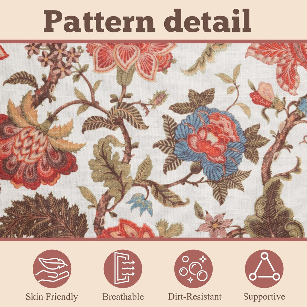 Erommy Moderner Akzentstuhl, Hochlehner-Sessel, gepolstertes Stoffsofa mit Knöpfen und Holzbeinen für das Wohnzimmer