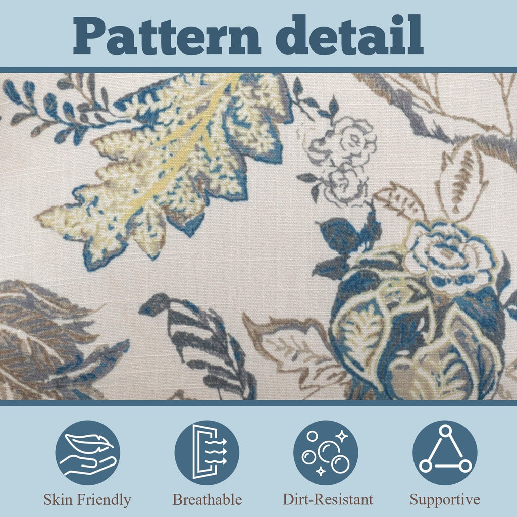 Erommy Moderner Akzentstuhl, Hochlehner-Sessel, gepolstertes Stoffsofa mit Knöpfen und Holzbeinen für das Wohnzimmer