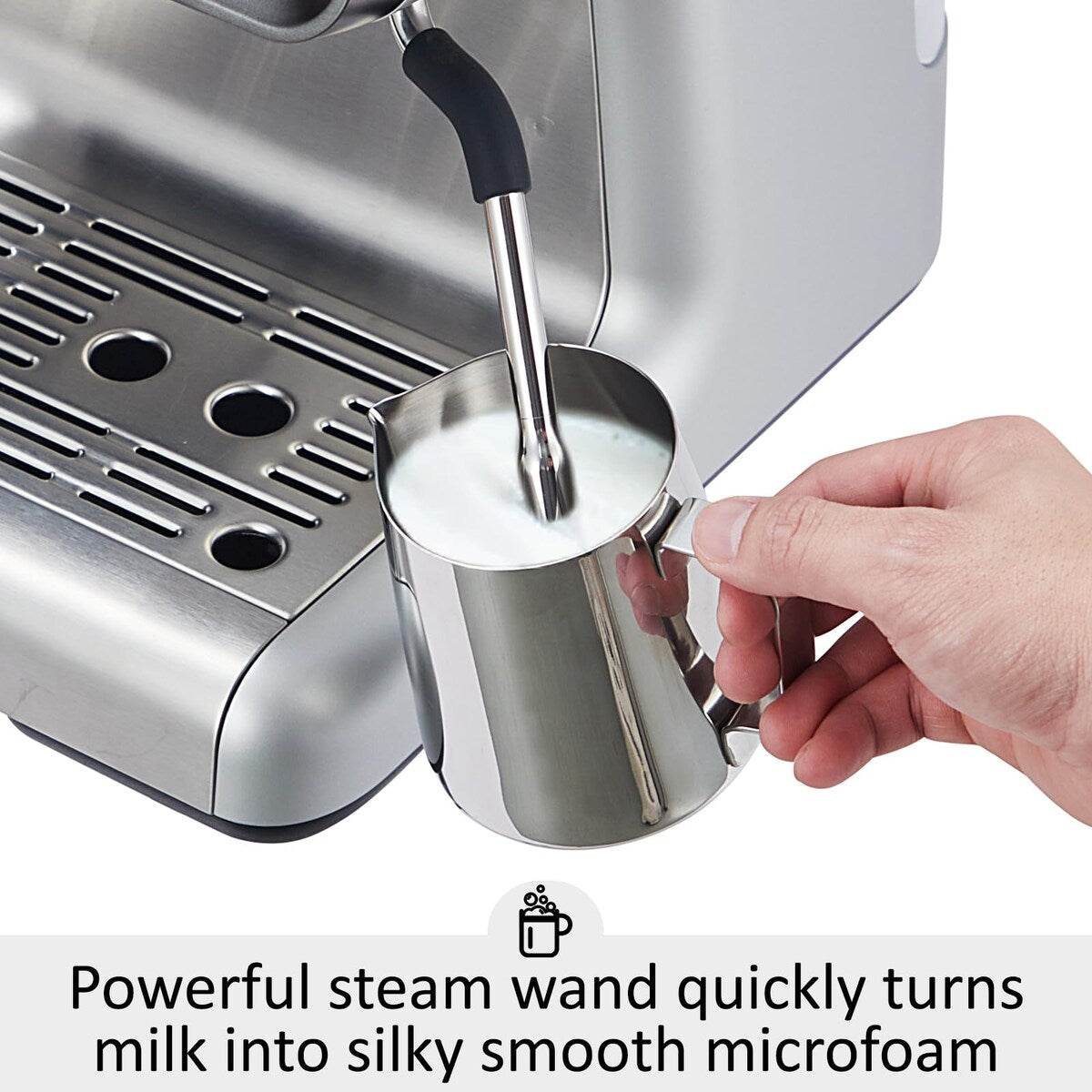 Espressomaschine mit Mahlwerk und 2,8-Liter-Wassertank