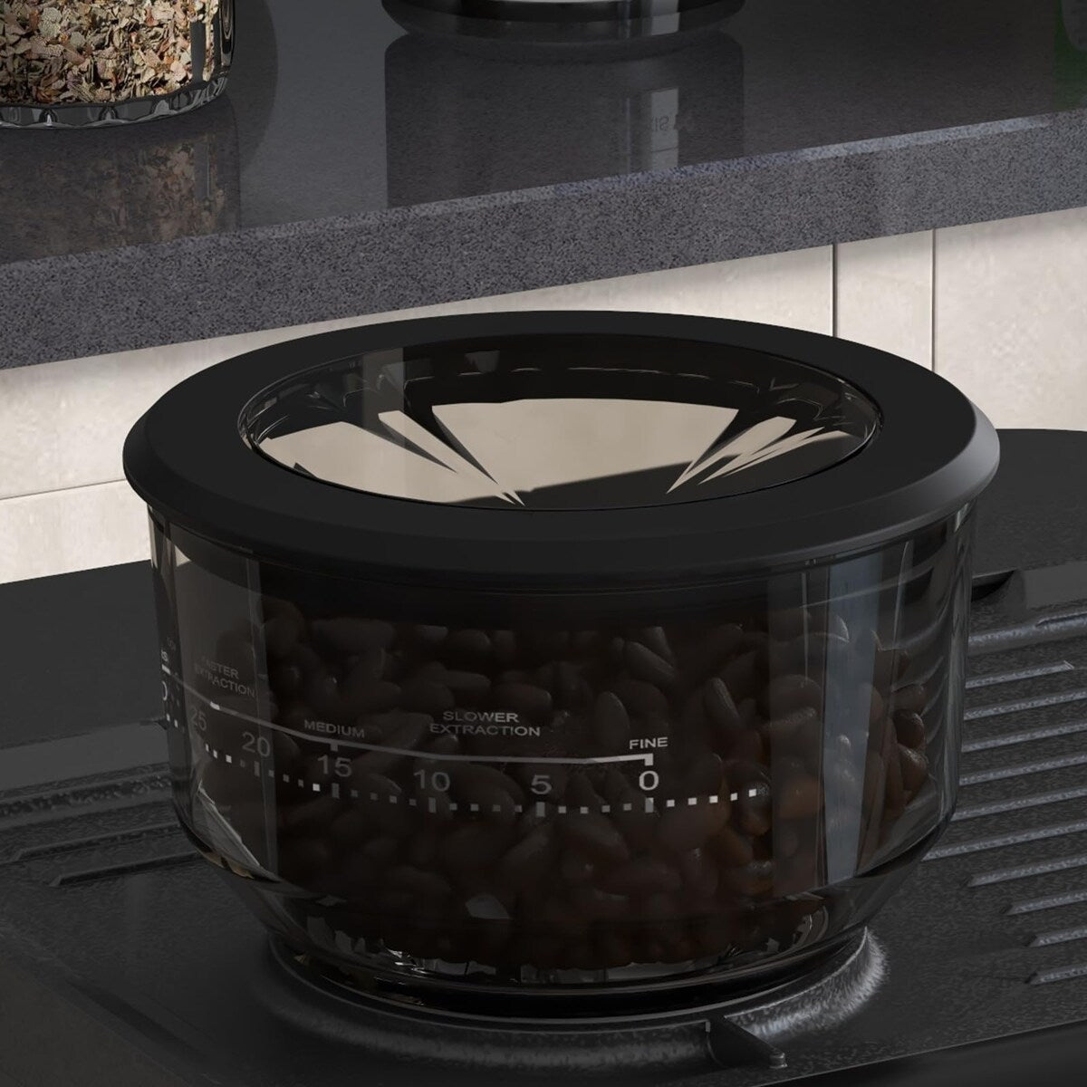 Espressomaschine mit Mahlwerk und 2,8-Liter-Wassertank