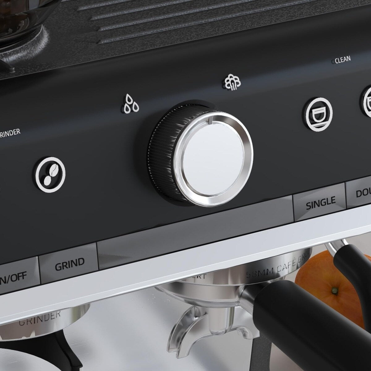 Espressomaschine mit Mahlwerk und 2,8-Liter-Wassertank