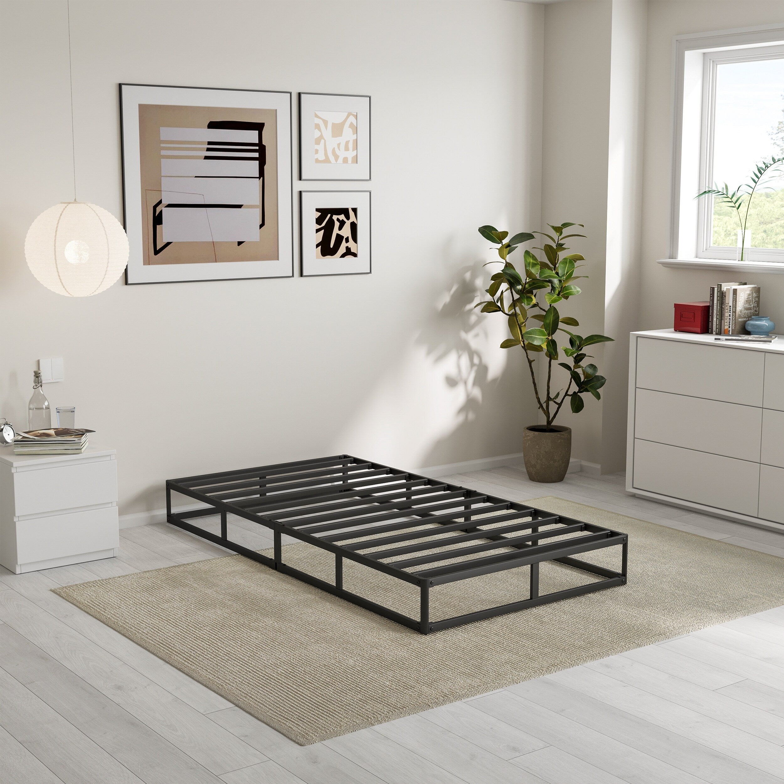 5-Zoll-Metallfeder mit niedrigem Profil, robuste Konstruktion mit grauer Abdeckung