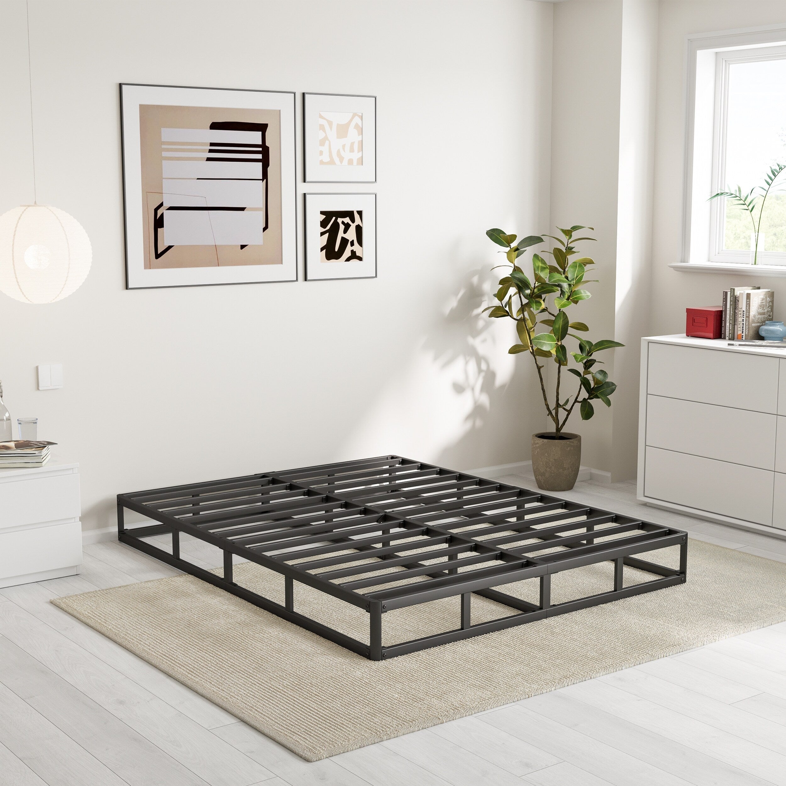 5-Zoll-Metallfeder mit niedrigem Profil, robuste Konstruktion mit grauer Abdeckung