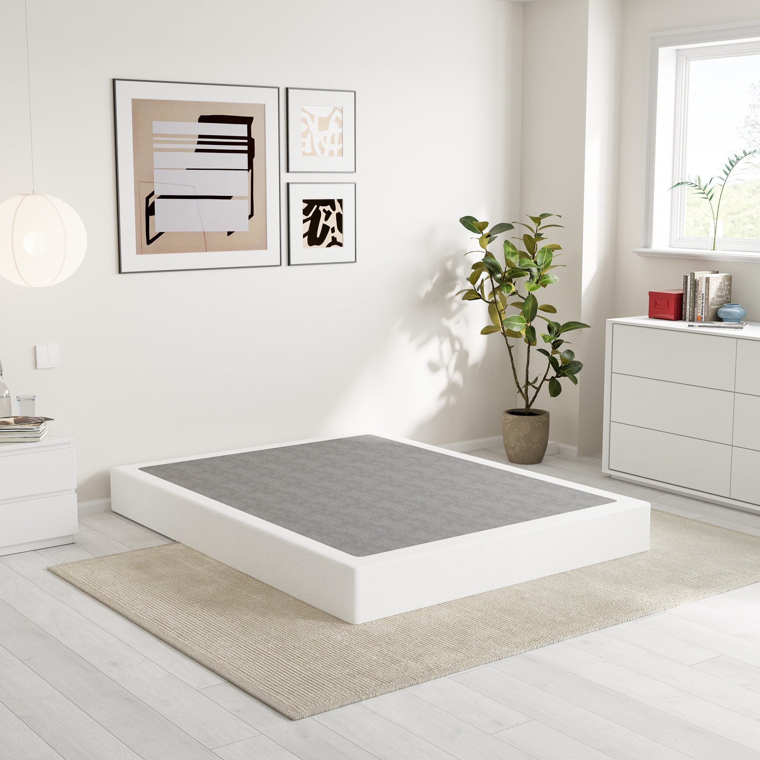 5-Zoll-Metallfeder mit niedrigem Profil, robuste Konstruktion mit grauer Abdeckung