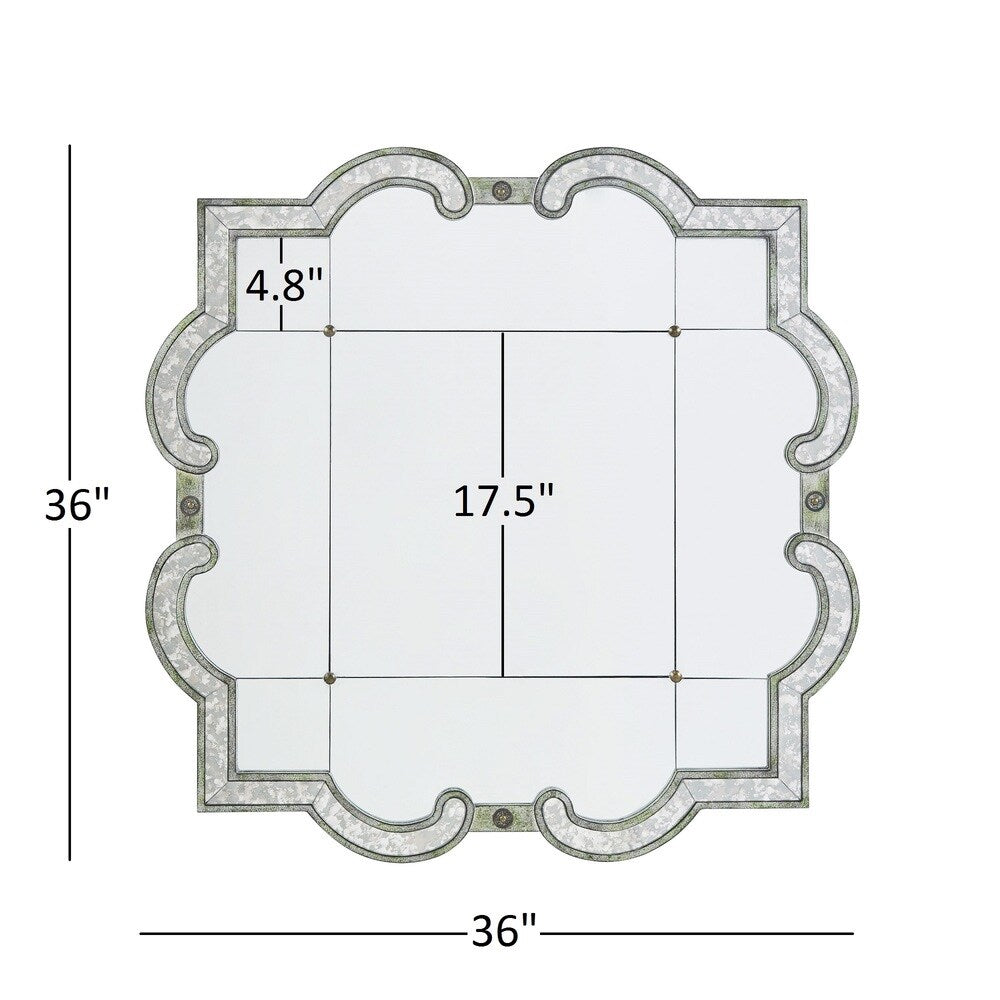 Fantina Wandspiegel mit antikem Silberrahmen von iNSPIRE Q Classic
