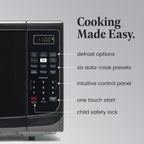 Farberware 1000-Watt 1,1 Kubikfuß (ca. 31 Liter) Mikrowellenherd für die Arbeitsplatte mit LED-Beleuchtung und Kindersicherung