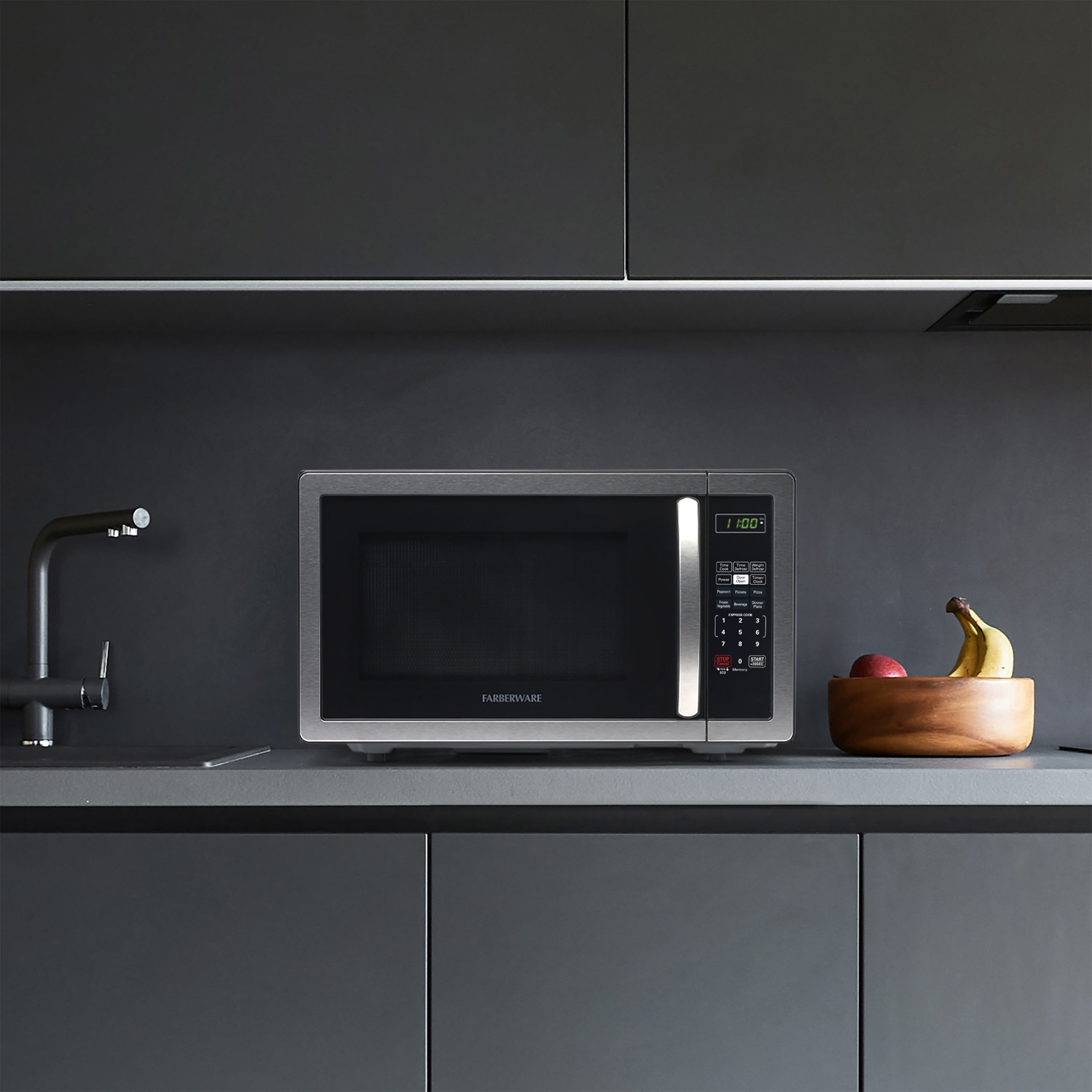 Farberware Classic Mikrowellenofen, 1,1 Kubikfuß, 1000 Watt