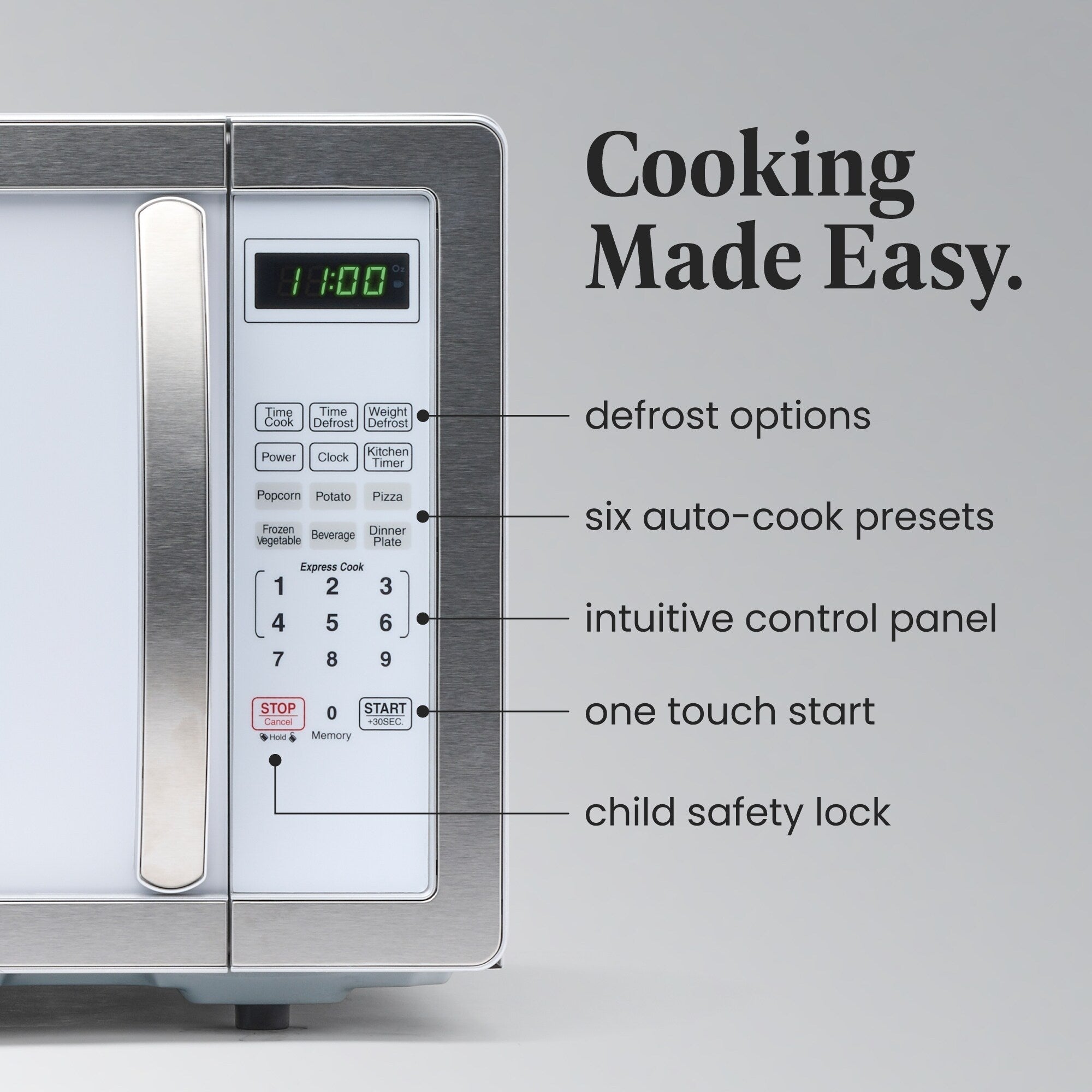 Farberware Classic Mikrowellenofen, 1,1 Kubikfuß, 1000 Watt