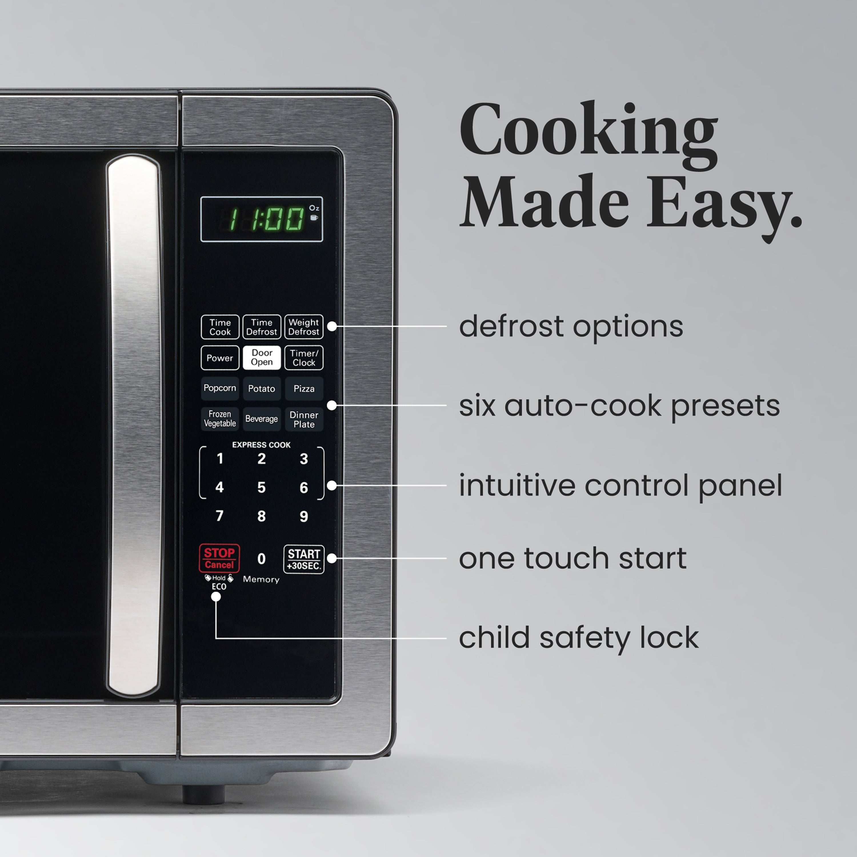 Farberware Classic Mikrowellenofen, 1,1 Kubikfuß, 1000 Watt