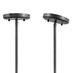 3-flammige Pendelleuchte im industriellen Landhausstil, linear, Metall, Kücheninsel-Pendelleuchte, Oberfläche in geöltem Bronze-Finish