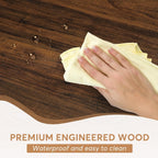 Esstisch im Landhausstil für 6 Personen, 70,8 Zoll (180 cm) rechteckiger Küchentisch aus Holz