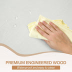 Esstisch im Landhausstil für 6 Personen, 70,8 Zoll (180 cm) rechteckiger Küchentisch aus Holz