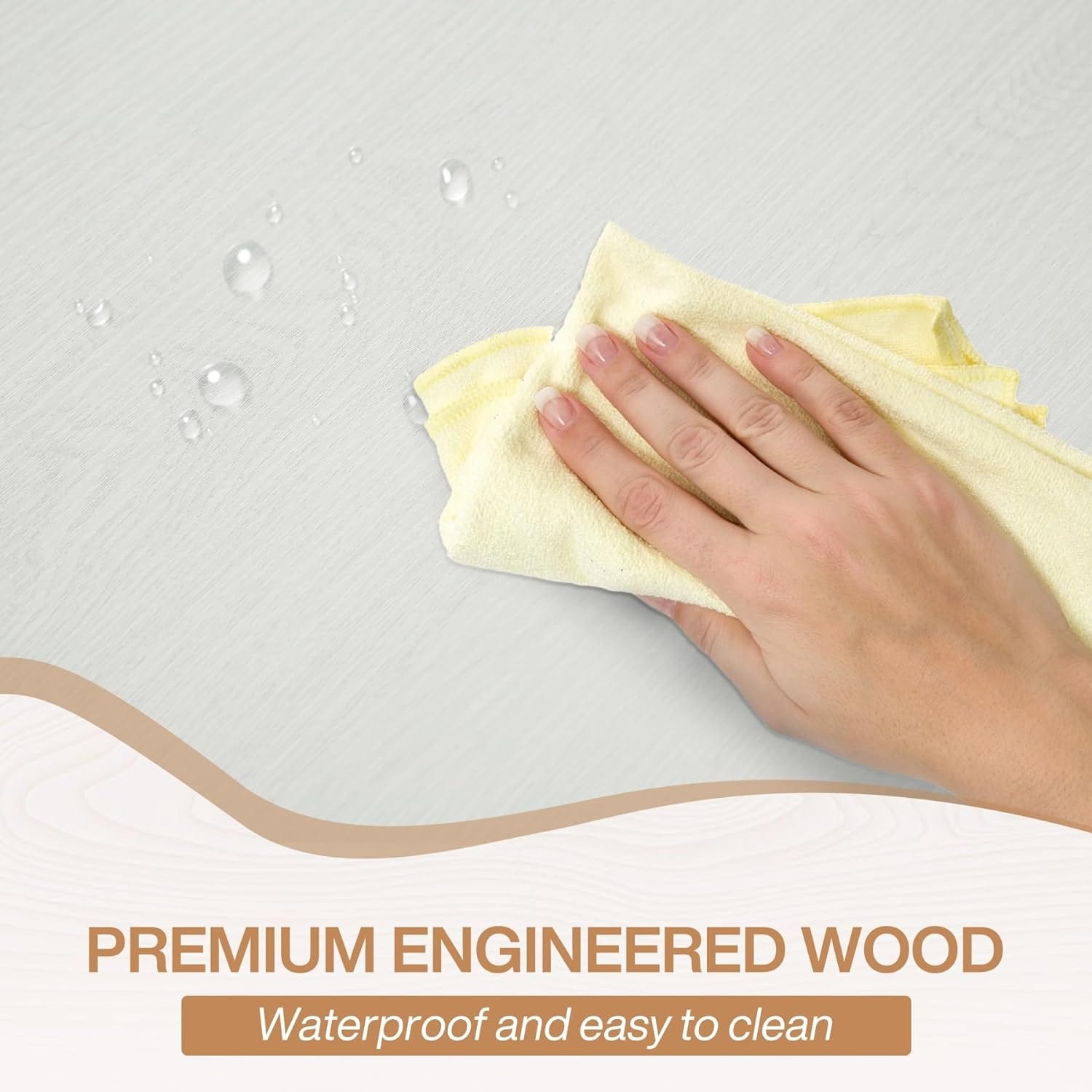 Esstisch im Landhausstil für 6 Personen, 70,8 Zoll (180 cm) rechteckiger Küchentisch aus Holz