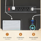 Landhaus-Schreibtisch für das Homeoffice, Aktenschublade, Monitorständer, Steckdose
