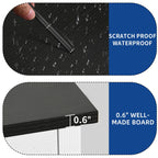 TV-Ständer im Landhausstil für Fernseher bis zu 65 Zoll mit Türen und offenen Regalen, Medienkonsole mit Steckdose