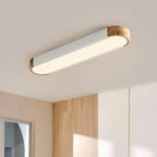 Langovale, dimmbare LED-Deckenleuchte im Landhausstil aus Holz – 37 Zoll, 3000 K/6000 K
