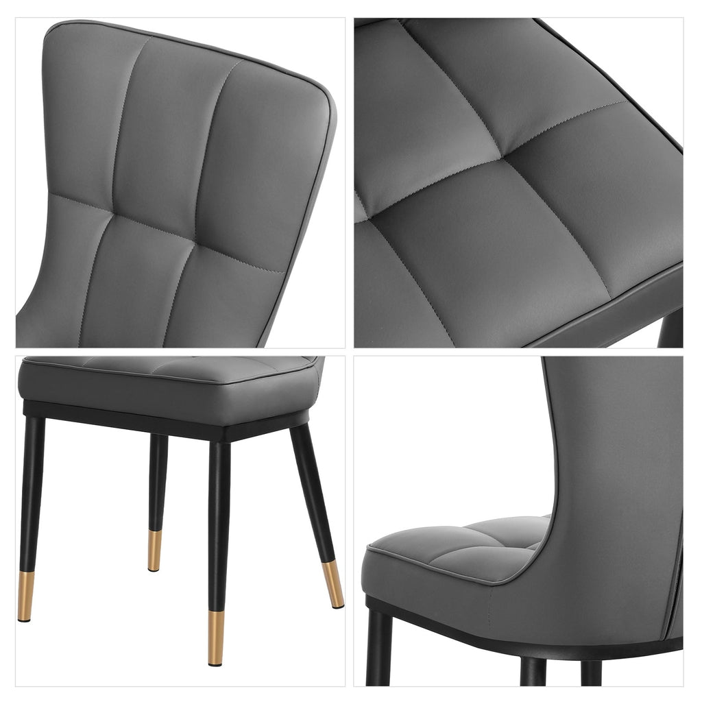 Esszimmerstühle mit Kunstlederbezug, 2er-Set (4er-Pack)