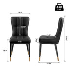 Esszimmerstühle mit Kunstlederbezug, 2er-Set (4er-Pack)