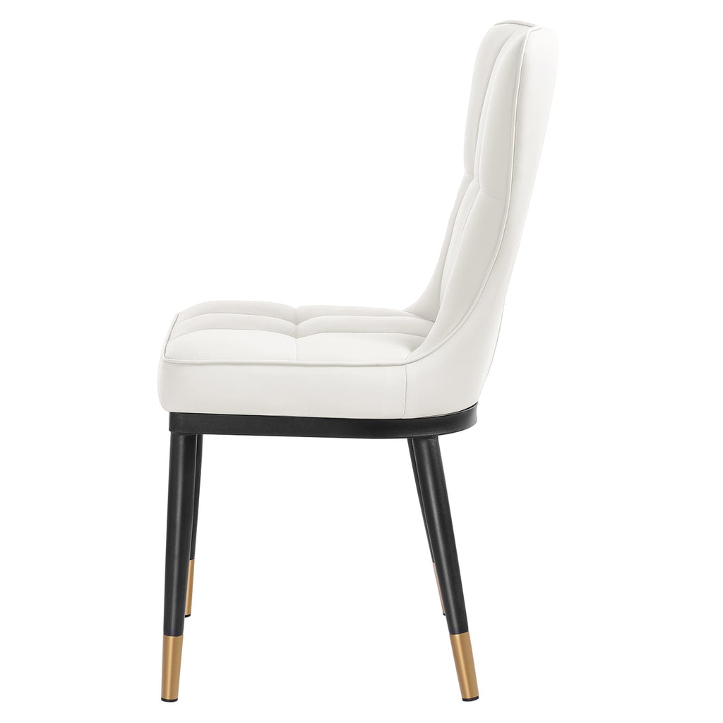 Esszimmerstühle mit Kunstlederbezug, 2er-Set (4er-Pack)