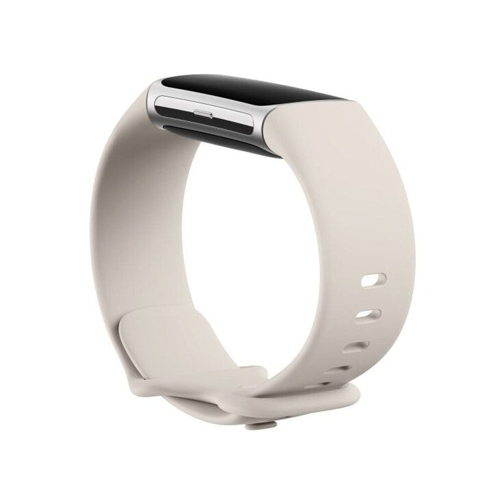Fitbit Charge 6 Fitness-Tracker in Porzellan/Silber-Aluminium-Optik