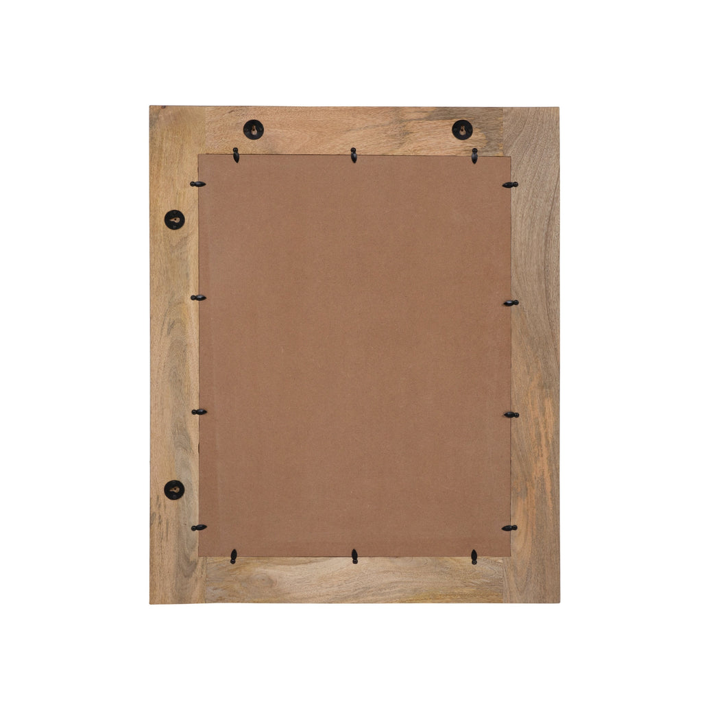 Carina Rustikaler Wandspiegel aus Massivholz von Furniture of America