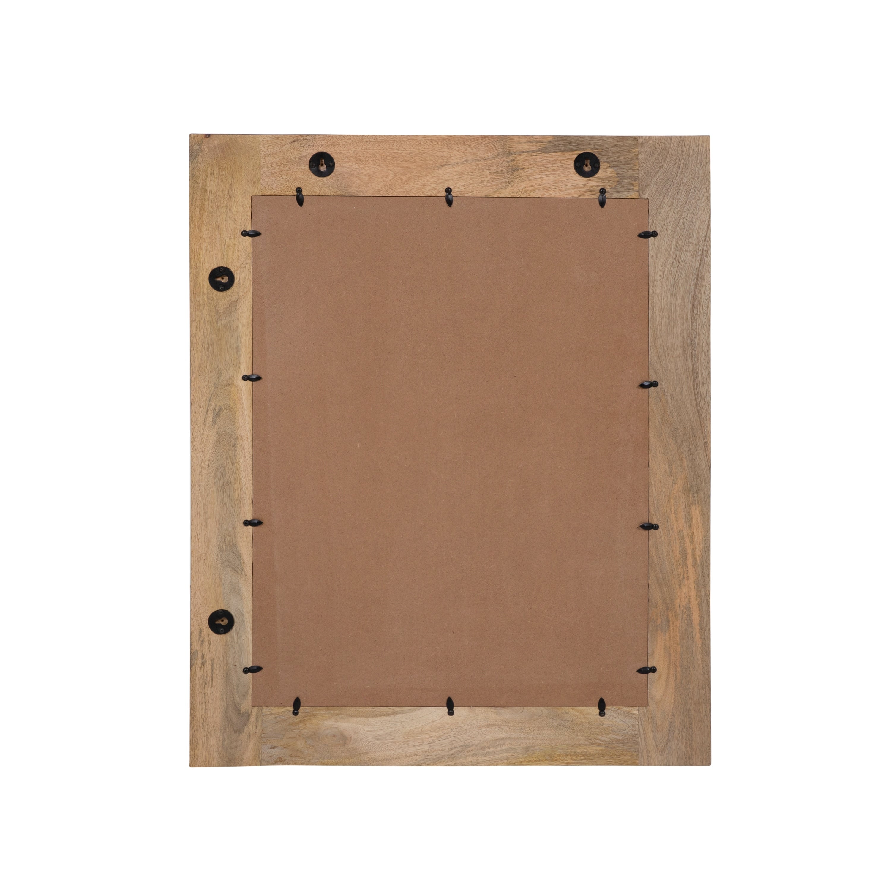 Carina Rustikaler Wandspiegel aus Massivholz von Furniture of America