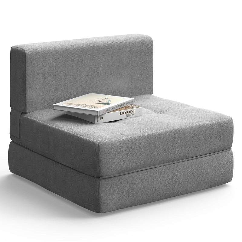 3-in-1-Verwandlungssessel: Klappstuhl, ausklappbare Liege und Schlaffunktion