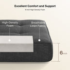 3-in-1-Verwandlungssessel: Klappstuhl, ausklappbare Liege und Schlaffunktion