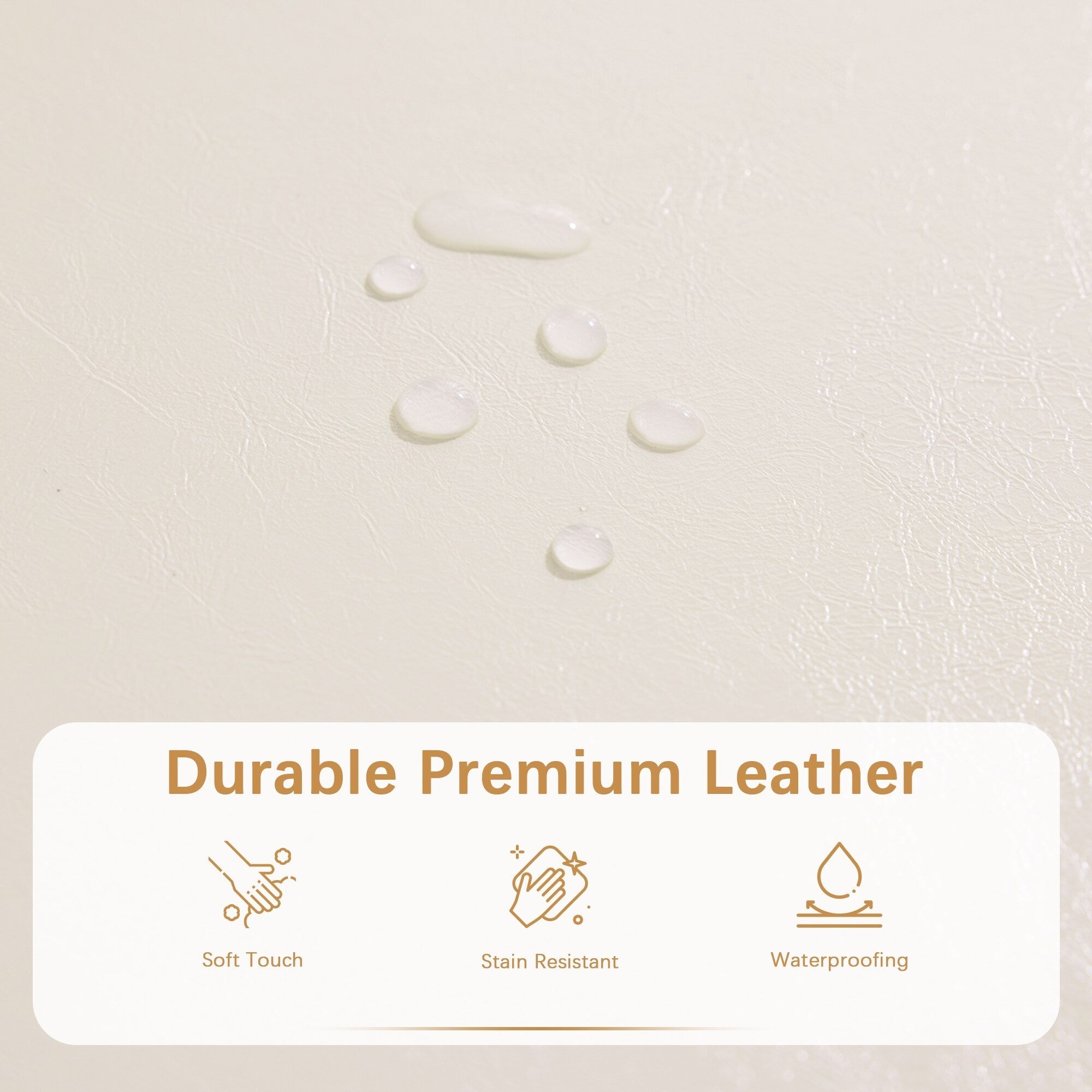 Gepolsterter, rechteckiger Aufbewahrungshocker (50,3 x 17,5 x 18 cm) – Kunstleder