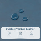 Gepolsterter, rechteckiger Aufbewahrungshocker (50,3 x 17,5 x 18 cm) – Kunstleder