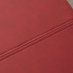 Gepolsterter, rechteckiger Aufbewahrungshocker (50,3 x 17,5 x 18 cm) – Kunstleder