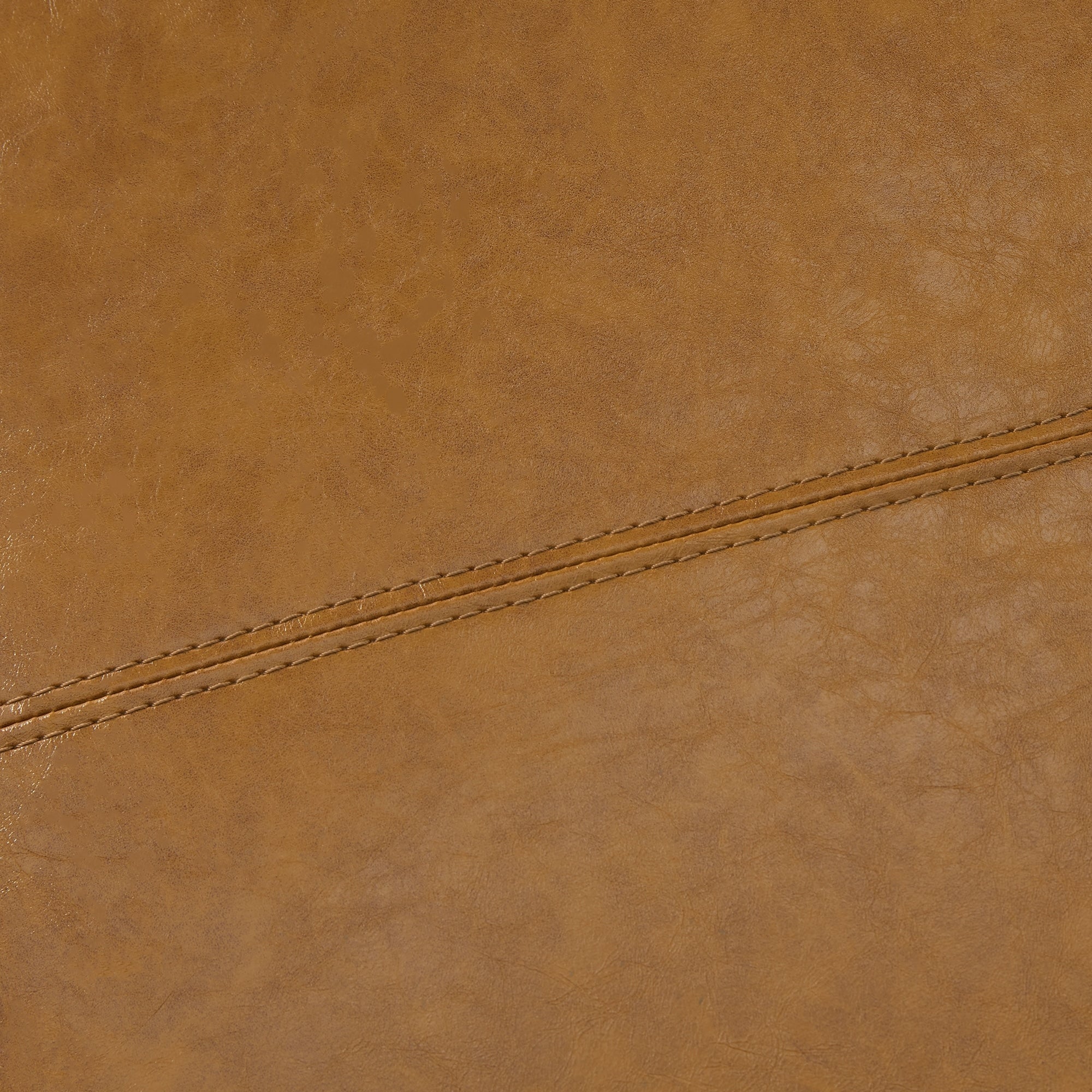 Gepolsterter, rechteckiger Aufbewahrungshocker (50,3 x 17,5 x 18 cm) – Kunstleder