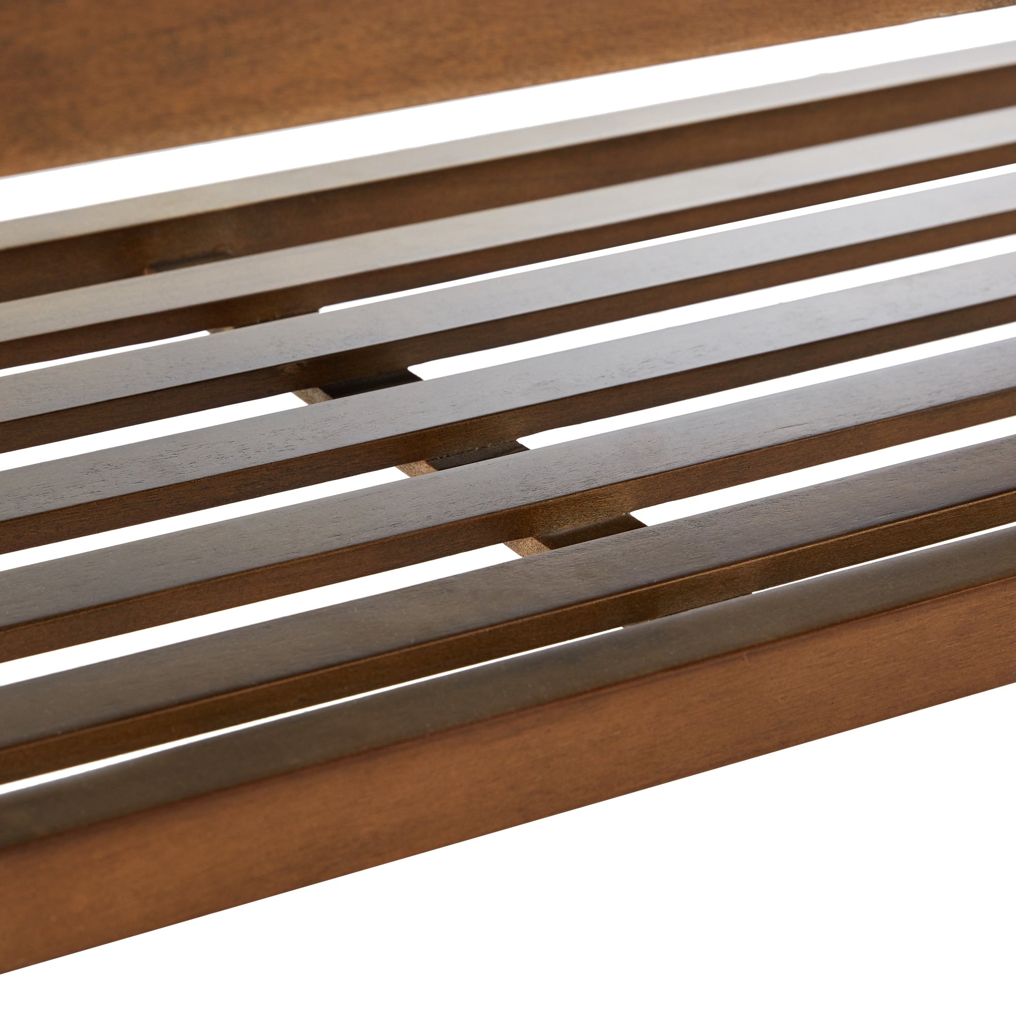 Schuhbank mit Stauraum, Stoffbezug, Massivholz, 43 Zoll (ca. 109 cm) lange, gepolsterte Bank für Wohnzimmer und Schlafzimmer