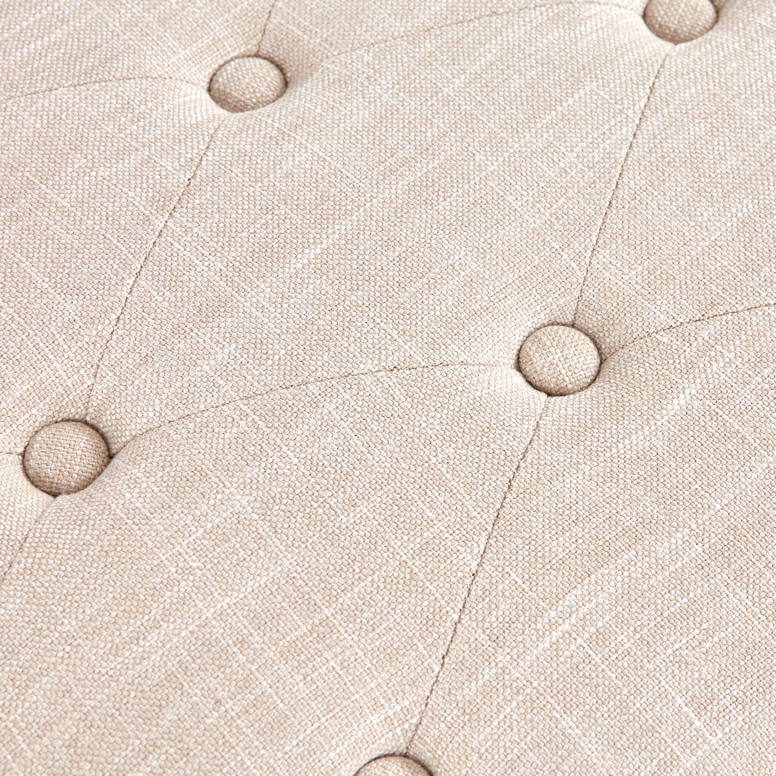 Schuhbank mit Stauraum, Stoffbezug, Massivholz, 43 Zoll (ca. 109 cm) lange, gepolsterte Bank für Wohnzimmer und Schlafzimmer