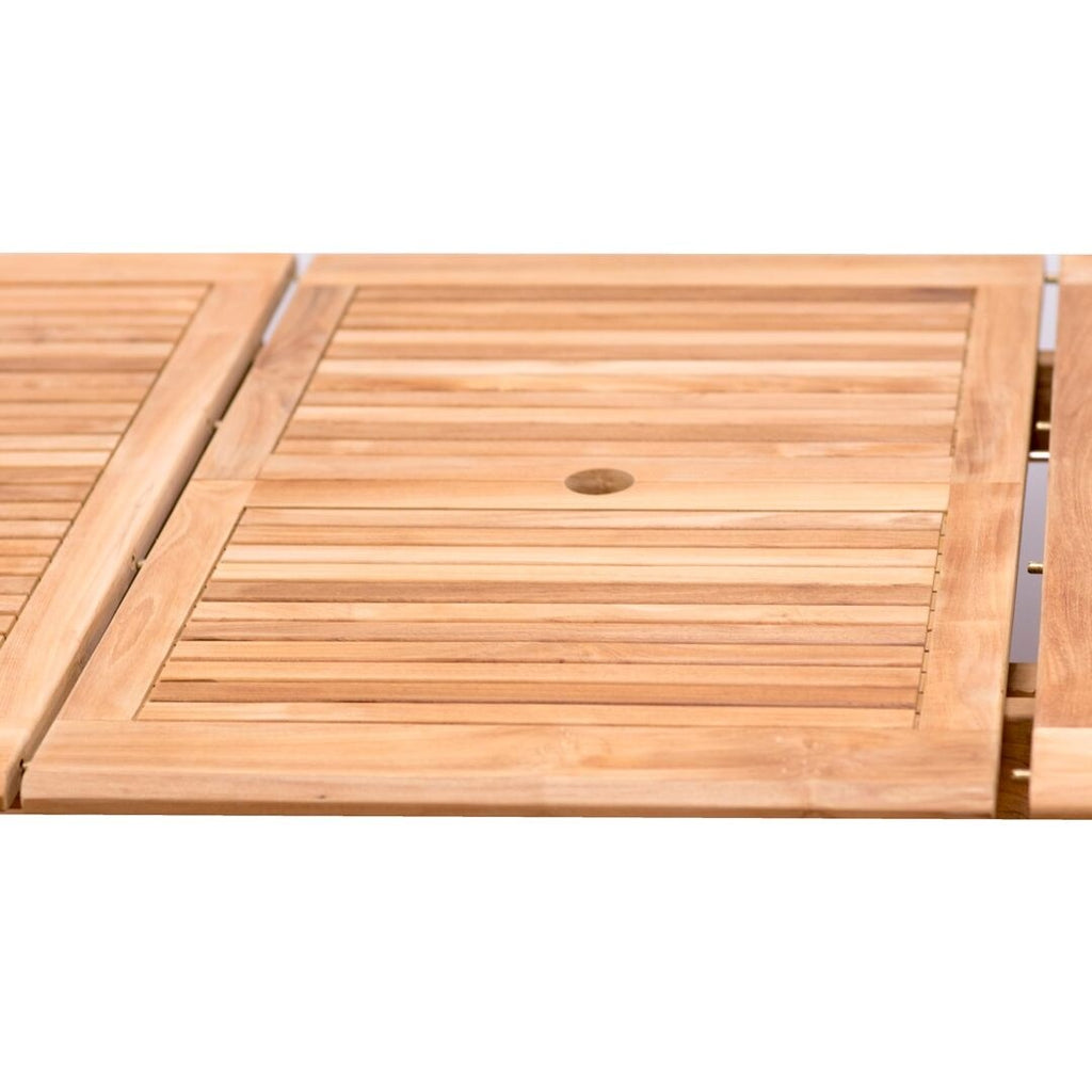 Amazonia 11-teiliges FSC-zertifiziertes Teakholz-Gartenmöbelset – für 10 bis 11 Personen