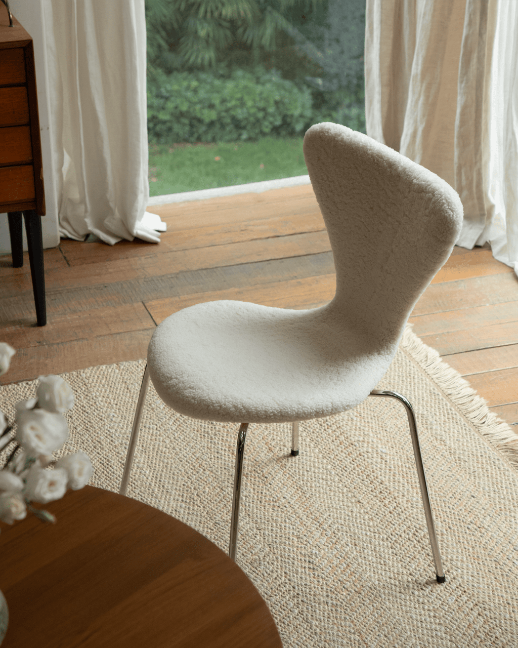 Pietra Shearling Stuhl