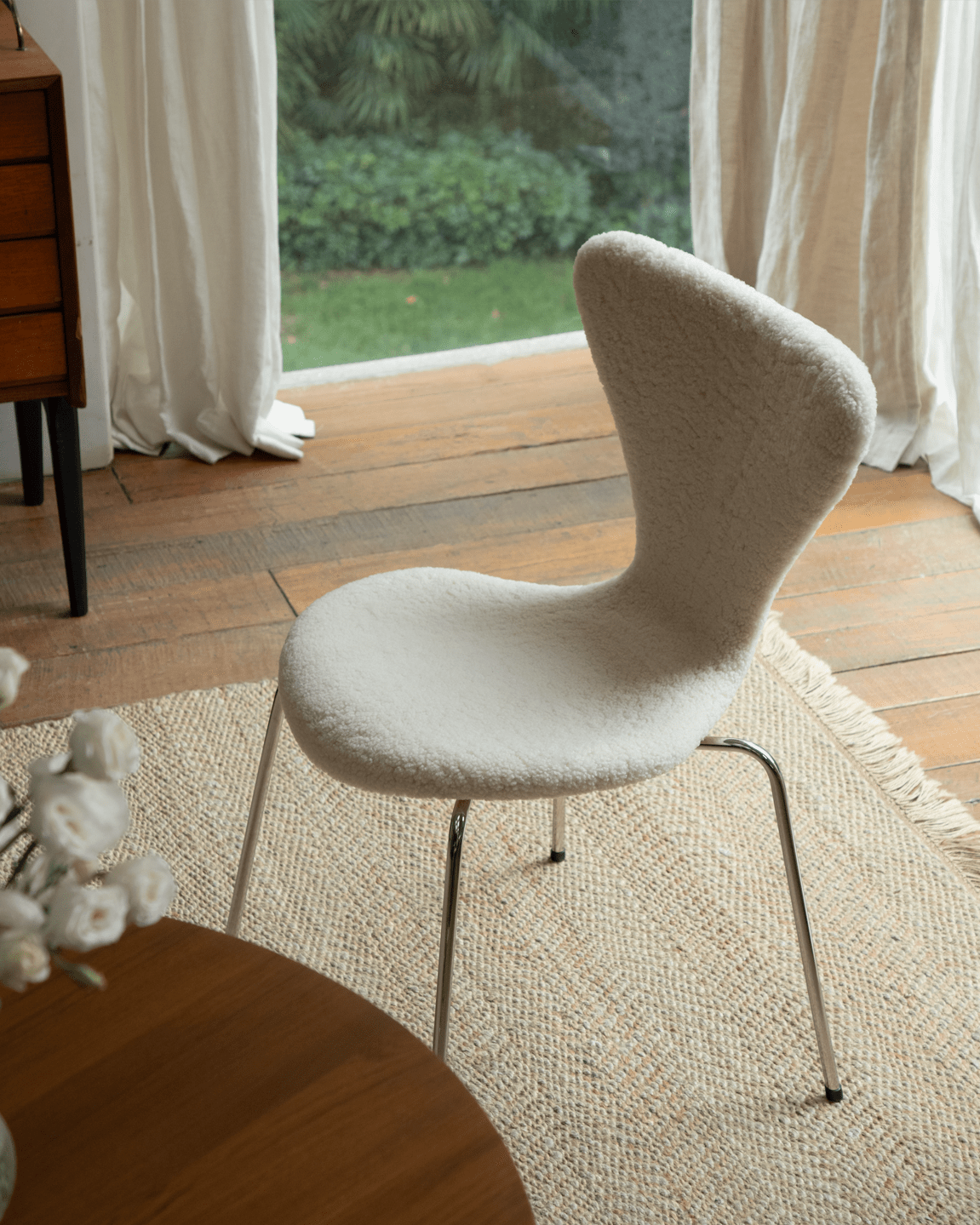 Pietra Shearling Stuhl