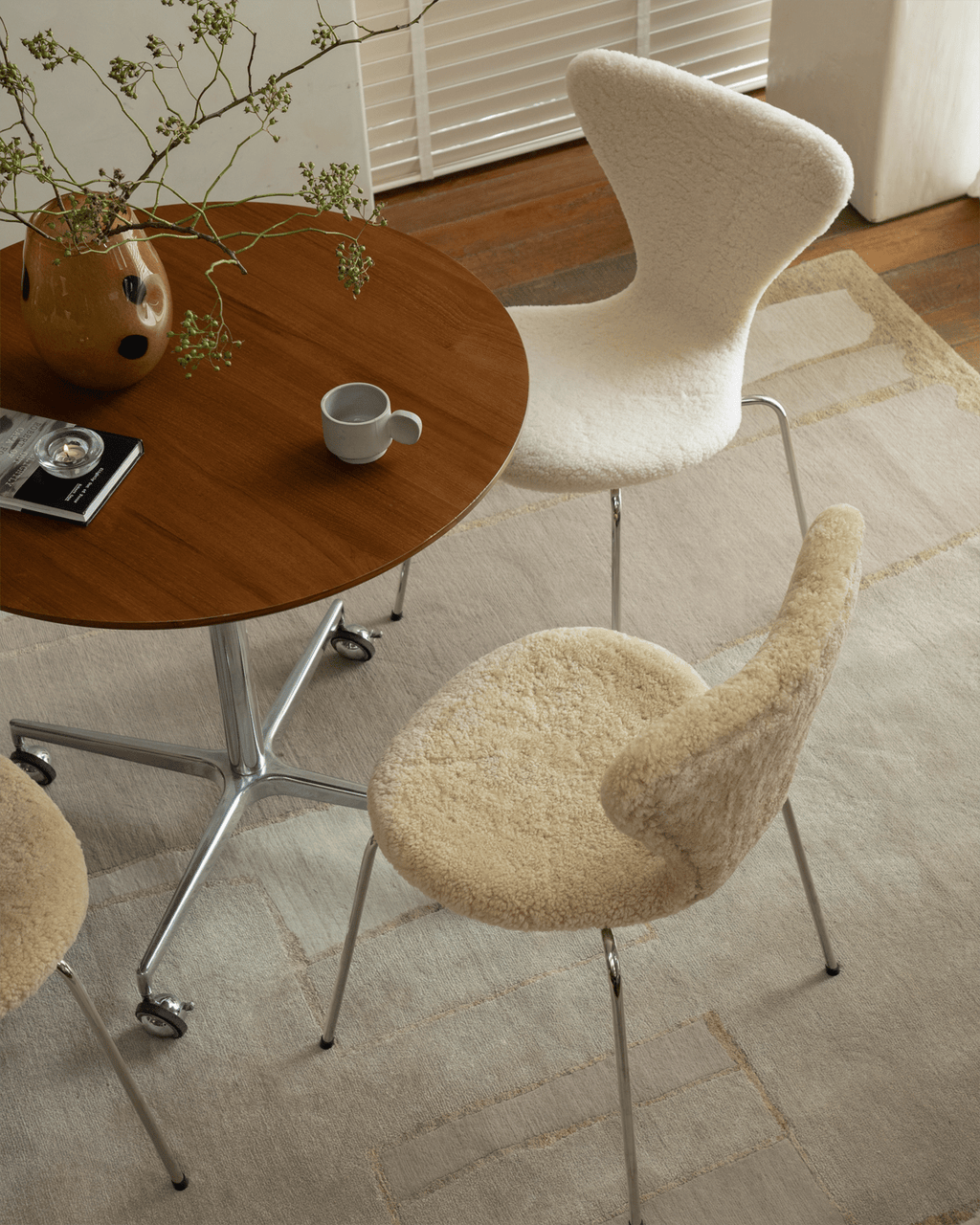 Pietra Shearling Stuhl