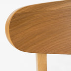 Abrielle Esszimmerstuhl im Mid-Century-Modern-Stil aus gepolstertem Gummibaumholz (2er-Set) von Christopher Knight Home