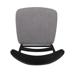 Abrielle Esszimmerstuhl im Mid-Century-Modern-Stil aus gepolstertem Gummibaumholz (2er-Set) von Christopher Knight Home